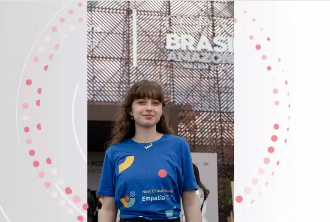 Estudante do Paraná foi selecionada entre mais de 8 mil participantes e representa jovens na COP30.