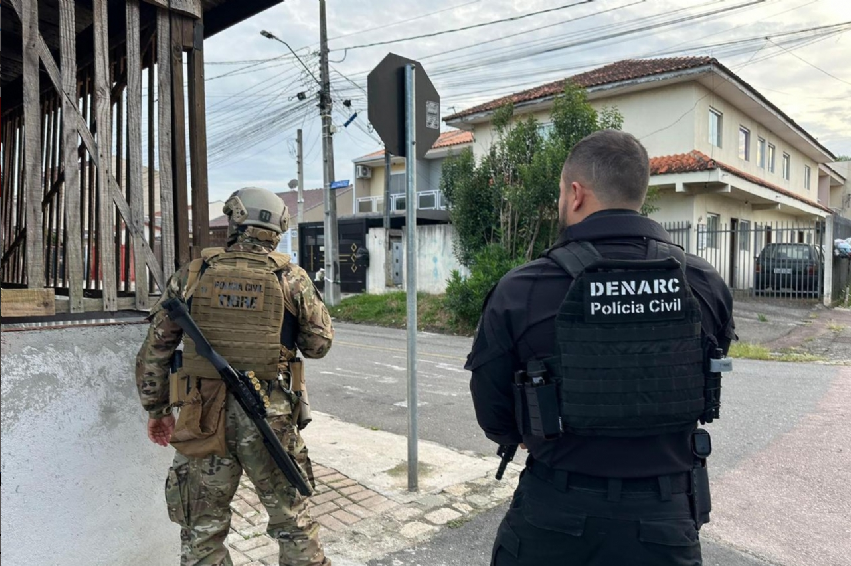 PCPR deflagra operação com 82 mandados contra organização criminosa responsável por tráfico de drogas e armas.