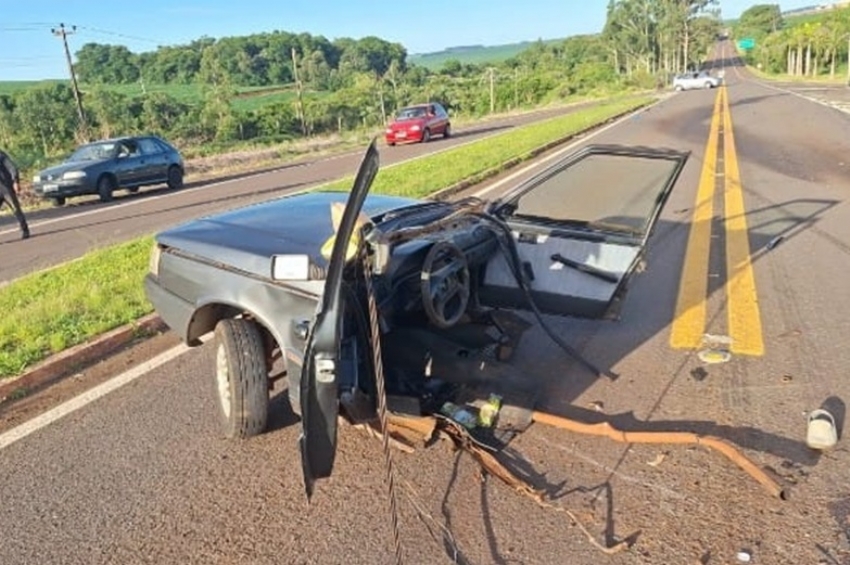 Ex-vereador e ex-vice-prefeito de Farol morre após grave acidente na BR-272.