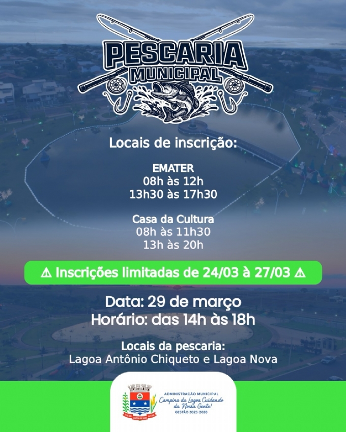 Campina da Lagoa promove pescaria comunitária inédita com responsabilidade e foco na população.