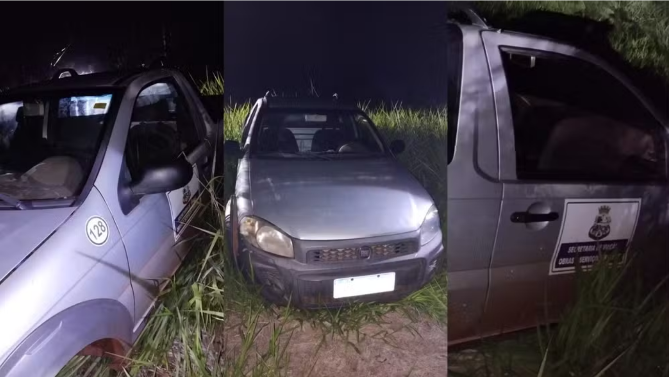 Adolescentes de 13 anos furtam veículos da prefeitura e são apreendidos após perseguição, no Paraná.