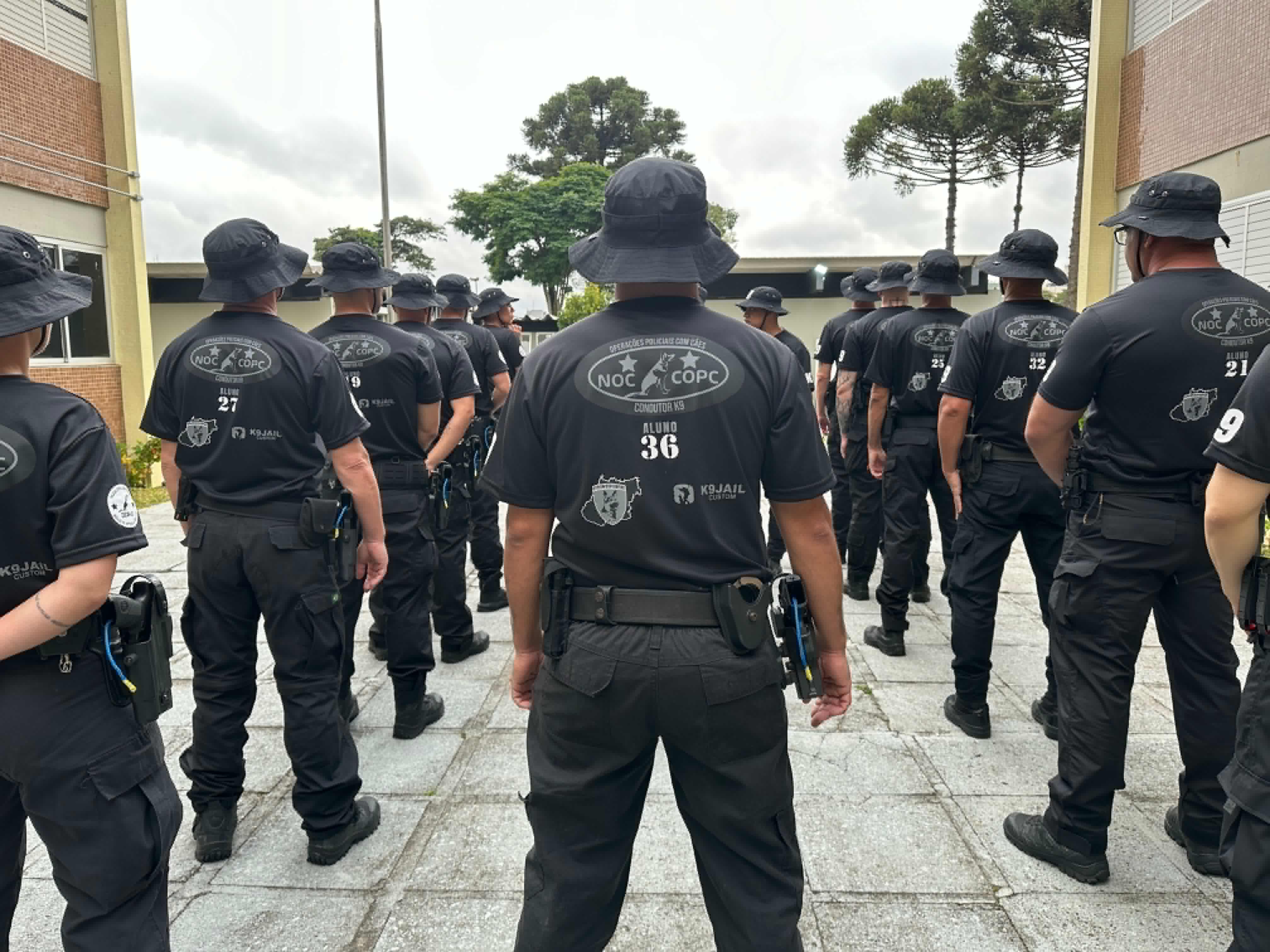 PCPR inicia primeira edição do Curso de Operações Policiais com Cães.