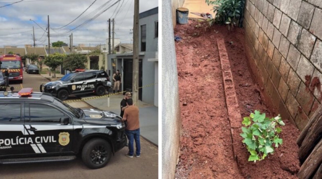 Corpo de Isabel Brilhador é encontrado em cova rasa no quintal de casa em Campo Mourão.