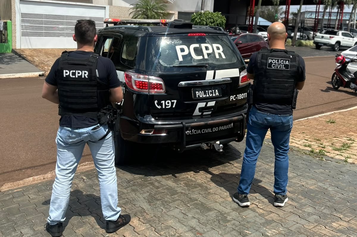 Polícia Civil de Campina da Lagoa cumpre prisão preventiva em investigação sobre tráfico de drogas em Nova Cantu.