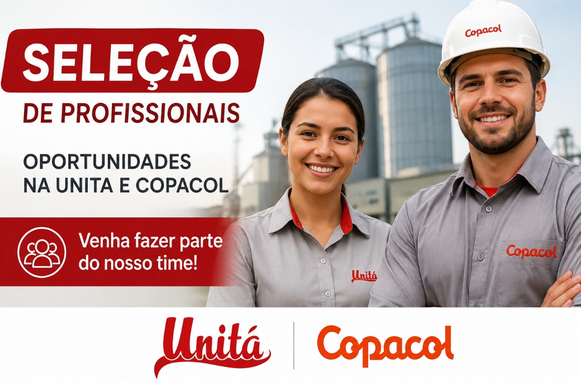 Copacol e Unitá realizam seleção de trabalhadores em Campina da Lagoa nesta quinta-feira (20).