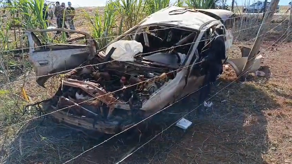 Jovem morre após capotamento em estrada de Novo Sobradinho