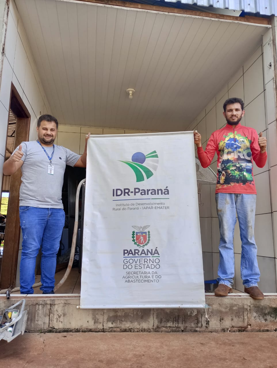 Produtora de Roncador recebe resfriador de leite de 2.500 litros por meio do Pronaf.