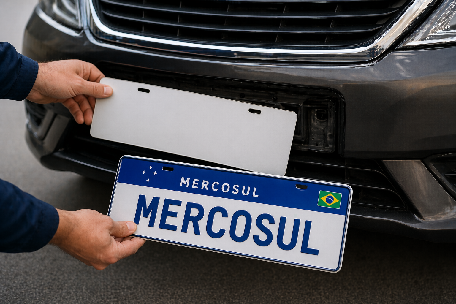 Projeto na Câmara pode mudar placas de veículos no Brasil.