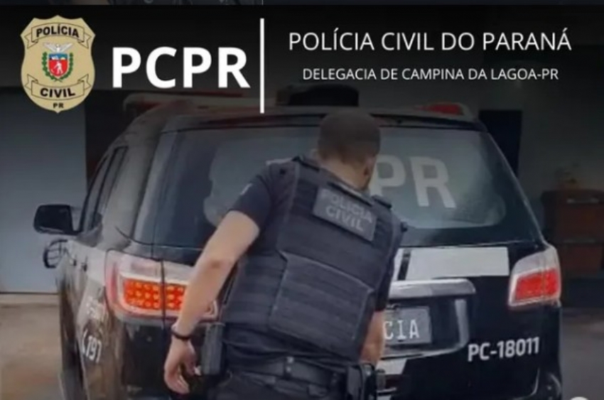 Homem é preso em flagrante por instalar câmera oculta em banheiro e registrar imagens intimas da enteada em Nova Cantu.