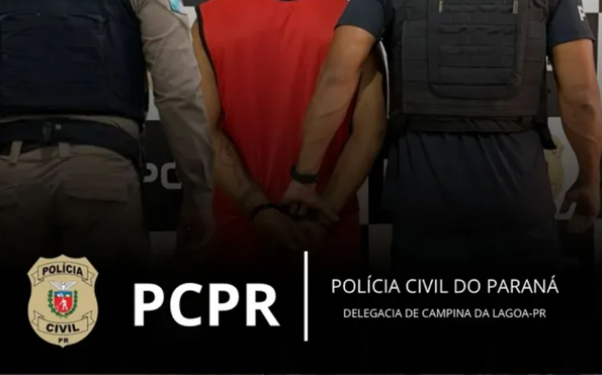 Suspeito é preso preventivamente após investigação por crimes violentos em Campina da Lagoa.